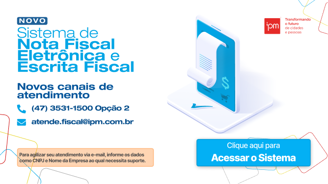 Atualização do sistema Fiscal Web